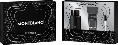 מארז מונט בלאנק אקספלורר EXPLORER סט א.ד.פ + א.ד.פ + ג'ל רחצה לגבר 100 מ"ל + 7.5 מ"ל + 100 מ"ל