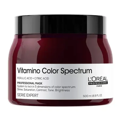 מסכה מקצועית VITAMINO COLOR SPECTRUM לשמירה על הצבע בשיער 500 מ"ל L'OREAL