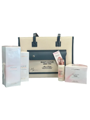 מארז 4 מוצרי הילורן לשיער מוחלק + תיק מעוצב HYLOREN מון פלטין MON PLATIN